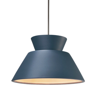 Medium Trapezoid 1-Light Pendant (254|CER-6423-MID-NCKL-RIGID-LED1-700)