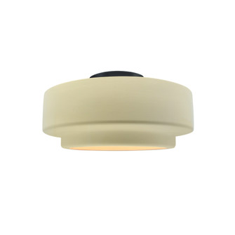 Small Tier Semi-Flush (254|CER-6360-VAN-MBLK-LED1-700)