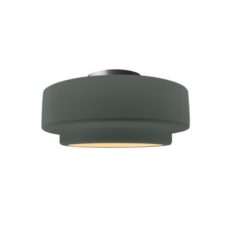 Small Tier Semi-Flush (254|CER-6360-PWGN-NCKL-LED1-700)