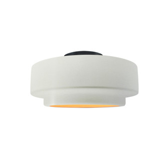 Small Tier Semi-Flush (254|CER-6360-MTGD-MBLK-LED1-700)