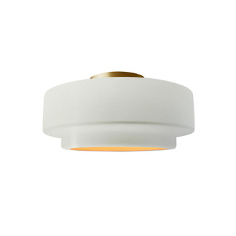 Small Tier Semi-Flush (254|CER-6360-MTGD-BRSS-LED1-700)