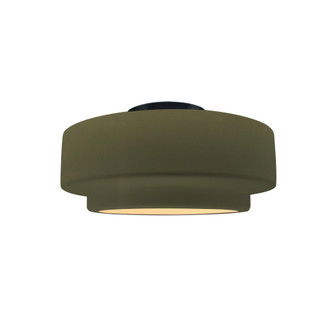 Small Tier Semi-Flush (254|CER-6360-MGRN-MBLK-LED1-700)