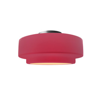 Small Tier Semi-Flush (254|CER-6360-CRSE-NCKL-LED1-700)