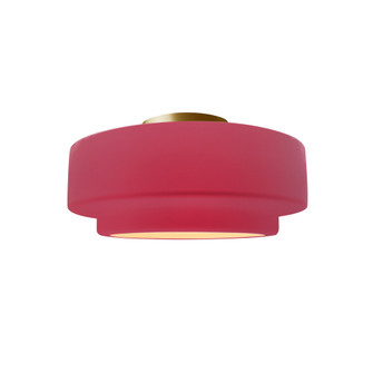 Small Tier Semi-Flush (254|CER-6360-CRSE-BRSS)