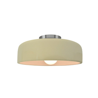 Small Spire Semi-Flush (254|CER-6340-VAN-NCKL-LED1-700)