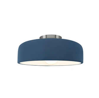 Small Spire Semi-Flush (254|CER-6340-MDMT-NCKL-LED1-700)