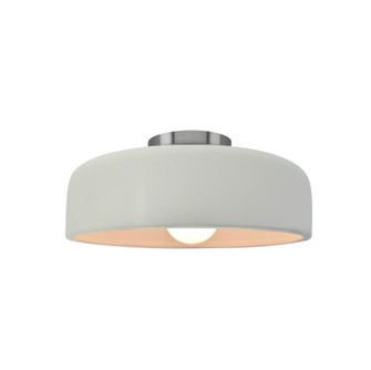 Small Spire Semi-Flush (254|CER-6340-MAT-NCKL-LED1-700)