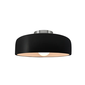 Small Spire Semi-Flush (254|CER-6340-CRB-NCKL-LED1-700)