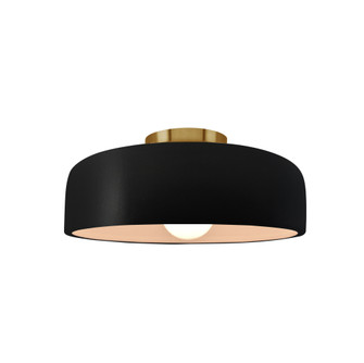 Small Spire Semi-Flush (254|CER-6340-CRB-BRSS-LED1-700)