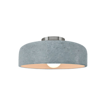 Small Spire Semi-Flush (254|CER-6340-CONC-NCKL)