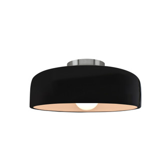 Small Spire LED Semi-Flush (254|CER-6340-BLK-NCKL-LED1-700)