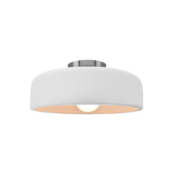 Small Spire Semi-Flush (254|CER-6340-BIS-NCKL)