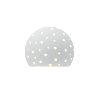 Perforated Globe ADA Wall Sconce (254|CER-5797-WHT)