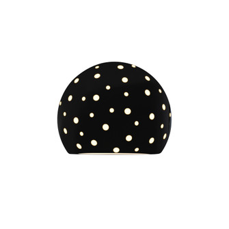 Perforated Globe ADA Wall Sconce (254|CER-5797-BLK)