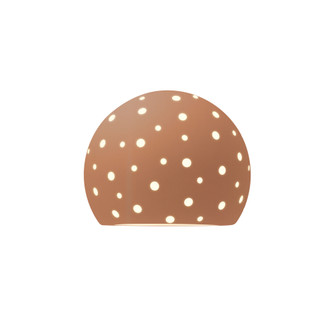 Perforated Globe ADA Wall Sconce (254|CER-5797-ADOB)