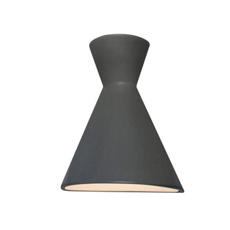 Retro LED Wall Sconce - Open Top and Bottom (254|CER-3105-GRY)