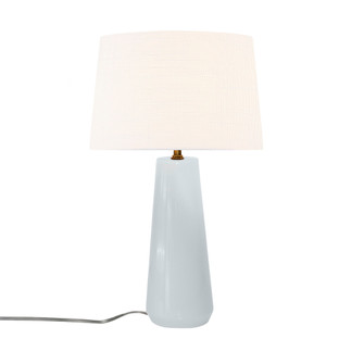 Tower Portable w/ Fabric Shade (254|CER-2585-WHT-WHTE)