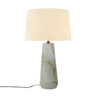 Tower Portable w/ Fabric Shade (254|CER-2585-STOC-CREM)