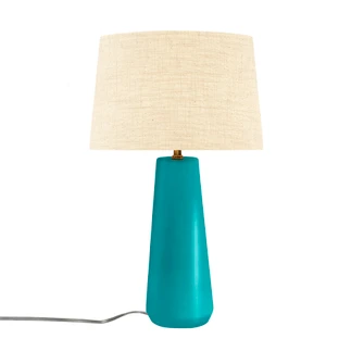 Tower Portable w/ Fabric Shade (254|CER-2585-RFPL-CREM)