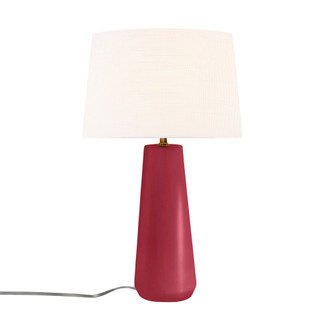 Tower Portable w/ Fabric Shade (254|CER-2585-CRSE-WHTE)