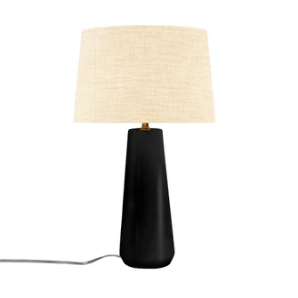 Tower Portable w/ Fabric Shade (254|CER-2585-CRB-CREM)