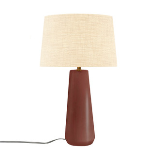 Tower Portable w/ Fabric Shade (254|CER-2585-CLAY-CREM)