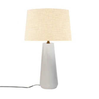 Tower Portable w/ Fabric Shade (254|CER-2585-BIS-CREM)