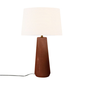 Tower Portable w/ Fabric Shade (254|CER-2585-ANTC-WHTE)