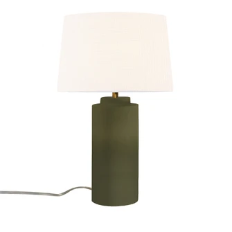 Spire Portable w/ Fabric Shade (254|CER-2575-MGRN-WHTE)