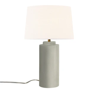Spire Portable w/ Fabric Shade (254|CER-2575-CKC-WHTE)