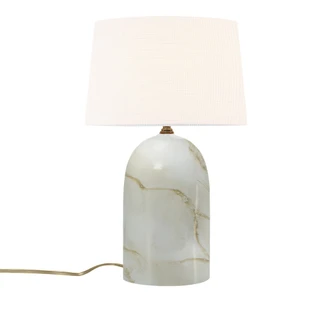 Tall Kava Portable w/ Fabric Shade (254|CER-2565-STOC-WHTE)