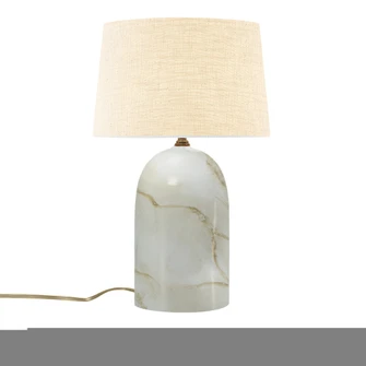 Tall Kava Portable w/ Fabric Shade (254|CER-2565-STOC-CREM)