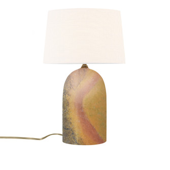 Tall Kava Portable w/ Fabric Shade (254|CER-2565-SLHY-WHTE)