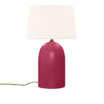 Tall Kava Portable w/ Fabric Shade (254|CER-2565-CRSE-WHTE)