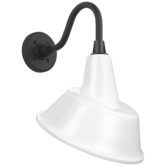 Academy 11'' Flynn Barn Light (279|TOB 2816MBK/S3-WHT)