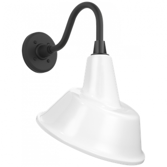 Academy 11'' Flynn Barn Light (279|TOB 2816MBK/S3-WHT)