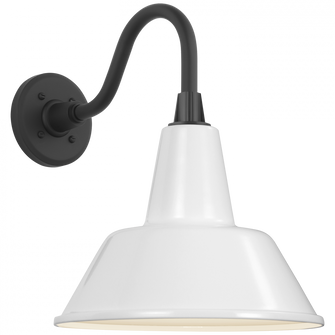 Academy 11'' Flynn Barn Light (279|TOB 2816MBK/S1-WHT)