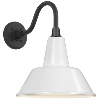 Academy 11'' Flynn Barn Light (279|TOB 2816MBK/S1-WHT)