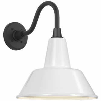 Academy 11'' Flynn Barn Light (279|TOB 2816MBK/S1-WHT)