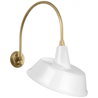 Academy 19.5'' Arched Mack Barn Light (279|TOB 2815HAB/S4-WHT)
