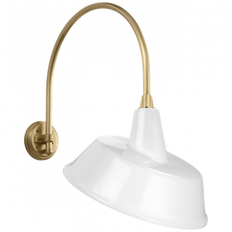 Academy 19.5'' Arched Mack Barn Light (279|TOB 2815HAB/S4-WHT)