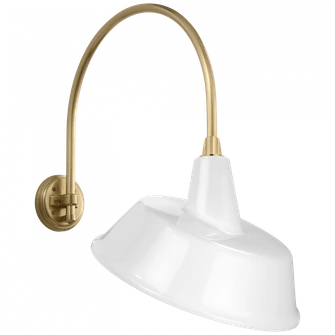 Academy 19.5'' Arched Mack Barn Light (279|TOB 2815HAB/S4-WHT)