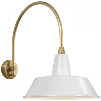 Academy 19.5'' Arched Mack Barn Light (279|TOB 2815HAB/S2-WHT)