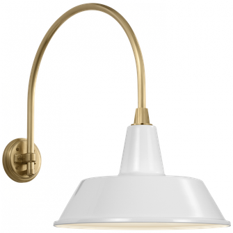 Academy 19.5'' Arched Mack Barn Light (279|TOB 2815HAB/S2-WHT)