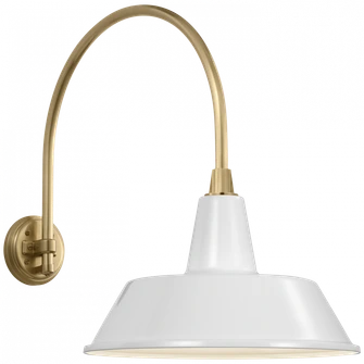 Academy 19.5'' Arched Mack Barn Light (279|TOB 2815HAB/S2-WHT)