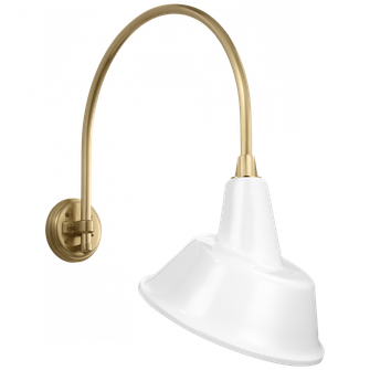 Academy 19.5'' Arched Mack Barn Light (279|TOB 2815HAB/S3-WHT)