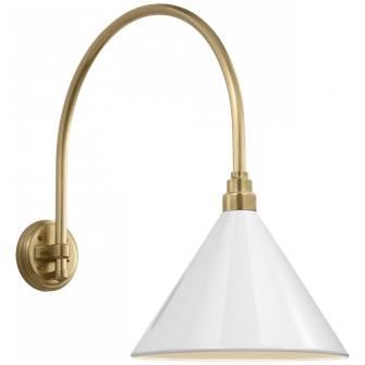 Academy 19.5'' Arched Mack Barn Light (279|TOB 2815HAB/S11-WHT)