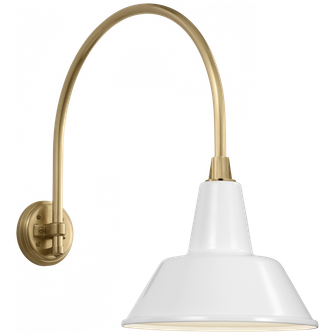 Academy 19.5'' Arched Mack Barn Light (279|TOB 2815HAB/S1-WHT)