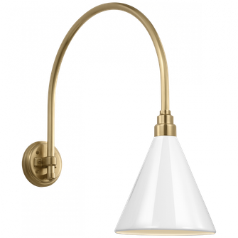 Academy 19.5'' Arched Mack Barn Light (279|TOB 2815HAB/S10-WHT)