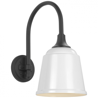 Academy 11'' Arched Mack Barn Light (279|TOB 2814MBK/S5-WHT)